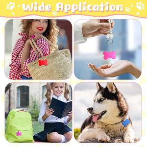 Etiquetas de Identificación para Perros con Forma de Hueso en Blanco Ewang, Etiquetas de Identificación para Mascotas, Etiqueta de Número de Acero Inoxidable - Product Image 6