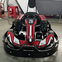 Go Kart Eléctrico LANLIN para Adolescentes - Transmisión por Cadena, Freno de Disco, Velocidad Máxima de 40 km/h, Carga de 200 kg, 1000 W, Uso en Exteriores
