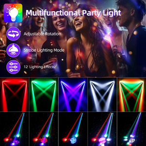 Ánh Sáng Sân Khấu <span class=keywords><strong>120W</strong></span> Di Chuyển Đầu Chùm Laser Dmx512 Âm Thanh Kích Hoạt Từ Xa Chủ Slave Wedding Party KTV Bar Câu Lạc Bộ Disco - Product Image 4