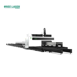 Short Tail High Speed 3D Laser Pipe Cutting Machine Carbon Steel Tube H Beam Laser Cutting Machine