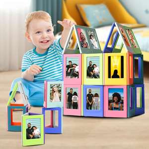 Expositor Magnético Personalizable, Creativo, para Manualidades, Divertido, Marco <span class=keywords><strong>de</strong></span> Fotos Pequeño, Transparente, Hueco - Product Image 4