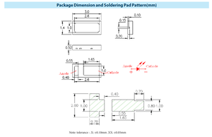 Chip LED SMD Luminuss MP-3014-1100-50-80 2.85V 60mA 120 1206, Iluminación LED, Blanco Frío 5000K, Ra90, 187 Lm/W - Product Image 6