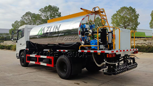 DONGFENG 10m3 High Precision Asphalt Spreader Truck 4X2 Digital Display Bitumen Distributor Truck - Product Image 2