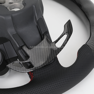 Volant en cuir à LED avec bouton de sélection pour VW Volkswagen <span class=keywords><strong>Golf</strong></span> <span class=keywords><strong>8</strong></span> R 5 6 7 7.5 MK8 MK6 MK7 6R 7R 8R Gti Jetta - Product Image 5