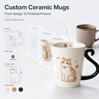 Taza de gres OEM con esmalte mate salpicado, logo en relieve, a prueba de fugas, apta para lavavajillas, estilo bohemio, venta al por menor de fábrica/boutique, café