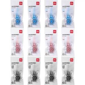Recharge de ruban correcteur Deli 5 mm, en forme de stylo, transparente, pour étudiants - Product Image 4