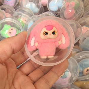 بيع بالجملة مخصص 5 ألعاب صغيرة-10-35-ترويج دمية صينية شفافة بلاستيكية-كبسولات بوكيبول مفاجأة البيض - Product Image 5