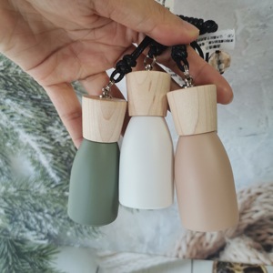 Chai Nước Hoa Trang Trí Xe Hơi 10Ml Morandi Series Chai Thủy Tinh Màu Kèm Nút Chai Treo Dây Treo - Product Image 5