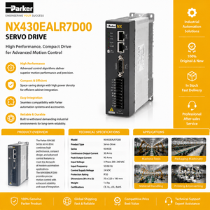 Controlador PLC de Unidad Básica Serie NX430EALR7D00 con Conector Push-In, Nuevo y Original - Product Image 1
