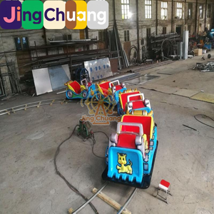 Tren Giratorio de Fibra de Vidrio para Parques de Atracciones y Lugares Turísticos al Aire Libre, Equipo de Diversión Infantil, Tren Turístico - Product Image 6