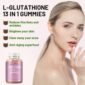 Veagn cilt beyazlatma yumuşak şeker sakızlı glutatyon Anti-Aging antioksidan kollajen biyotin vitamini Gummies cilt - Product Image 4