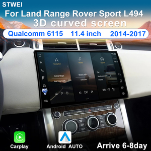 STWEI Android 14 per Land <span class=keywords><strong>Rover</strong></span> Range <span class=keywords><strong>Rover</strong></span> <span class=keywords><strong>Sport</strong></span> L494 2014-2017 Autoradio Lettore Multimediale Schermo Curvo da 11,4 Pollici Carplay - Product Image 3