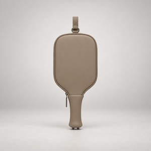 Housse de raquette de pickleball structurée en PU italien, aspect italien, lisse, avec logo personnalisé, vente en gros, housse de raquette de tennis - Product Image 1