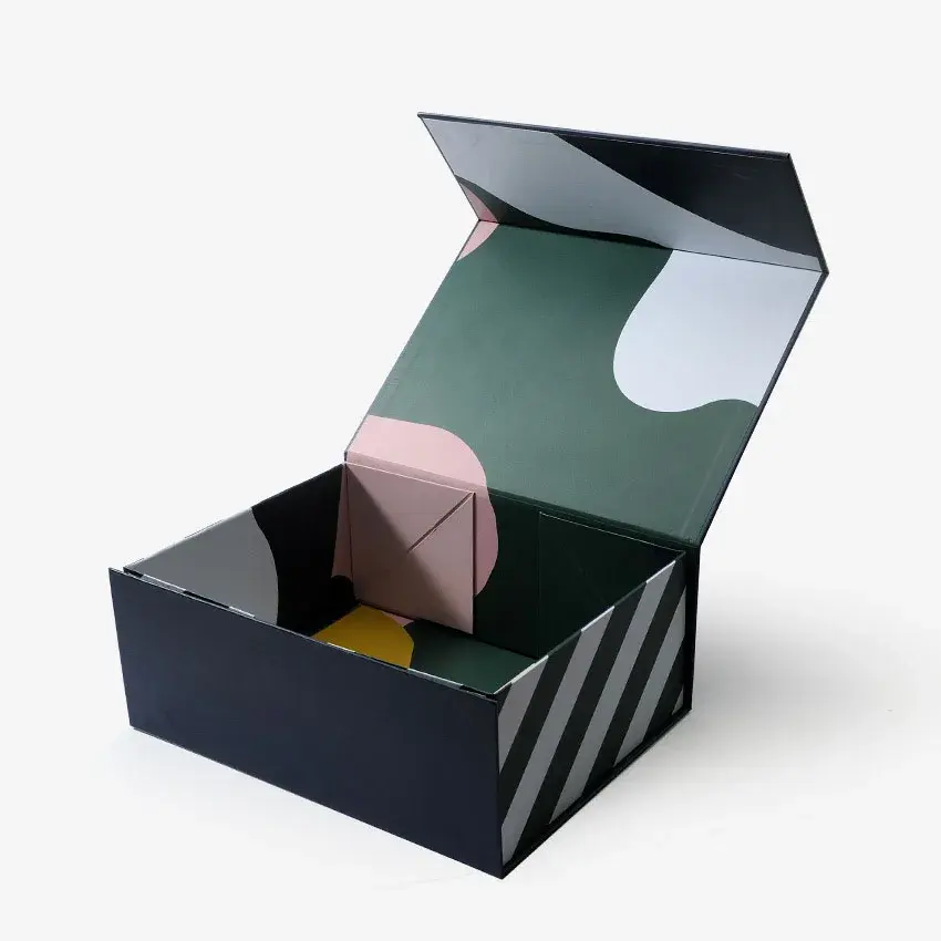 Parfum Verpakking Karton Op Maat Vouwdozen Klep Deksel Magnetische Sluiting Geschenkdoos