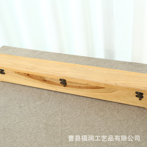 Caja de almacenamiento de madera, caja rectangular de madera maciza para joyería con cierre de metal para almacenamiento de caligrafía y pintura - Product Image 5