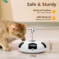 Jouet laser multifonctionnel pour chat d'intérieur avec trajectoire aléatoire et mouvement automatique