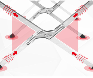 Lettino da campeggio da esterno pieghevole da campeggio e da campeggio tattics in lega di alluminio leggero moderno lettino pieghevole - Product Image 4