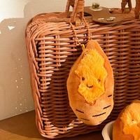 Porte-clés en peluche de coton, cadeaux promotionnels en gros, breloques de sac, design de personnage, mini jouet doux Kawaii, mignon et personnalisé