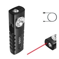 Pointeur laser rouge rechargeable en aluminium EDC pour inspection automobile et correspondance des couleurs