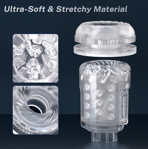 Venta al por mayor de fábrica: Máquina de masturbación masculina eléctrica automática con succión, rotación y empuje, tipo copa. - Product Image 6