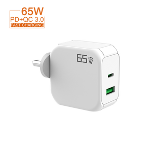 อะแดปเตอร์ PD3.0แบบชาร์จเร็ว65W 45W 2C1A สำหรับ <span class=keywords><strong>iPhone</strong></span> PC อะแดปเตอร์เดินทางอัจฉริยะ FCC 100-240V OEM - Product Image 4