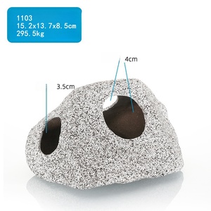 Refugio para Peces de Acuario con Forma de Piedra, Decoración para Acuarios - Product Image 6