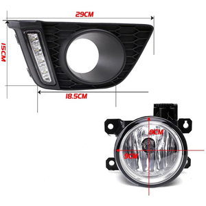 Luces LED de Circulación Diurna, Faros Antiniebla, Lámpara de Conducción DRL para Honda Fit Jazz GK5 Tipo Asia 2014 2015 2016 2017 - Product Image 4