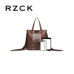 Bolso <span class=keywords><strong>de</strong></span> Hombro Individual con Flecos y Estampado <span class=keywords><strong>de</strong></span> Serpiente Retro Vintage <span class=keywords><strong>de</strong></span> Europa Occidental y América, Personalizado y <span class=keywords><strong>de</strong></span> Venta Caliente <span class=keywords><strong>de</strong></span> RZCK - Product Image 5