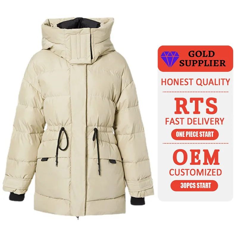 Baoyue Wholesales Fashion Ladies Waterproof And Downproof Quilted Jacket For Winter Fall Casual Jacket