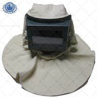 Masque de sablage en toile, masque de sablage, chapeau pour masque de sablage, anti-poussière