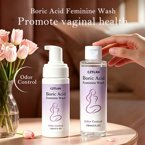 Gel de Lavado Íntimo con Ácido Bórico de Marca Privada, Equilibra el pH, Elimina la Picazón y el Olor, Limpia la Zona Vaginal, para Mujeres - Product Image 2