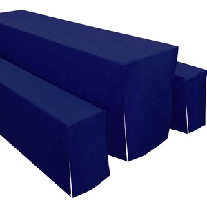 Tre Pezzi Blu Navy poliestere fodera Per La Birra Tavolo Panche Indoor e Outdoor di Cerimonia Nuziale Del Partito Della Decorazione di Festival - Product Image 2