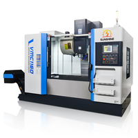 Centre d'usinage vertical VMC1160 Hiwin BT40 à broche unique, vis à billes, changeur d'outils automatique, fraiseuse verticale