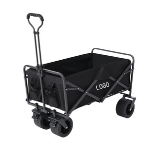 Chariot de <span class=keywords><strong>camping</strong></span> pliable multi-usage, chariot de pique-nique pliable pour le <span class=keywords><strong>camping</strong></span> en plein air, roues pivotantes, poignée télescopique, 180L - Product Image 1
