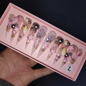 Alas 2024 <span class=keywords><strong>uñas</strong></span> francesas 3xl acrílico completo hecho a mano <span class=keywords><strong>uñas</strong></span> mayorista <span class=keywords><strong>uñas</strong></span> prensa de <span class=keywords><strong>uñas</strong></span> - Product Image 3