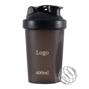 Bottiglia all'ingrosso shake da palestra shaker per bottiglia di proteine da 400ml nuovo design