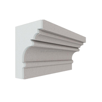JUNVISTA OEM ODM Moulures décoratives de plafond extérieur pour hôtels de luxe et halls d'entrée, en mousse EPS haute densité, imperméables et écologiques