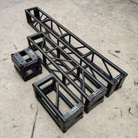 Base de Aluminio para Truss de Alta Resistencia, Soporte de Suelo Negro, 12'', 20'', 20.5'', 24'', 30'', Tomcat Trade Show Bolt Truss Footprint