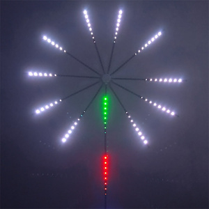 شريط أضواء <span class=keywords><strong>LED</strong></span> عليه ألعاب نارية لون أحمر أخضر أزرق ألوان حلومية لعيد الحب وعيد الميلاد أضواء ألعاب نارية ذكية مع تحكم في الموسيقى عن بعد - Product Image 3
