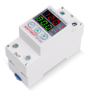 SVP916-1 Interruptor de Circuito con Relé de Voltaje Ajustable Monofásico, Recuperación Automática, Protector de Sobretensión, Pantalla LED Dual, 40A/63A/80A - Product Image 6