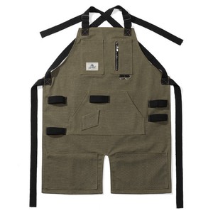 Outdoor Workwear Denim Canvas <strong>Painter</strong> Apron Gardener Apron Anti Fouling Waterproof Strap Large Apron - Product Image 1