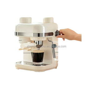 Cafetera Espresso Semiautomática Italiana - Cafetera Doméstica Inteligente de 19 Bares con Molinillo Integrado y Vaporizador de Leche - Product Image 6