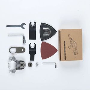 Adaptateur de conversion pour meuleuse d'<span class=keywords><strong>angle</strong></span> en rainureuse, tête universelle avec lame de scie pour modèles 100/125 mm, outil de travail du bois - Product Image 6