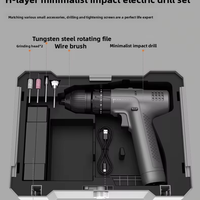 Kit d'outils de perçage électrique multifonctionnel, ensemble complet d'outils électriques pour l'entretien de la quincaillerie domestique