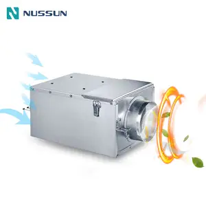 High Pressure Centrifugal Air Blower Large Air Volume Hotel Silent Ventilation Fan With Air Purification Filters