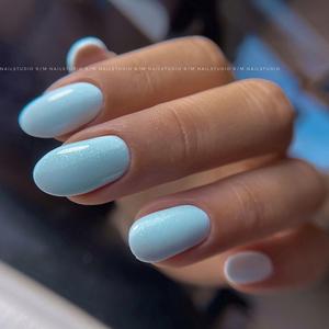 Majida Gel Polish Color 8,5 Ml Pastel Blue UV Gel - Product Image 2