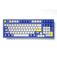 Clavier compact à 98 touches avec axe magnétique, clavier de jeu RT personnalisé, clavier de bureau filaire avec éclairage RVB
