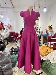 A10764 migukonfeksiyon <span class=keywords><strong>Guangzhou</strong></span> tedarikçisi lüks parti kulübü kokteyl balo abiye fırfır Hem balo Maxi elbiseler Lady için - Product Image 4