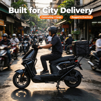 Moto électrique XiaoJiu 1000W avec moteur en cuivre, barres de protection, charge maximale de 200 kg, moto électrique haute vitesse