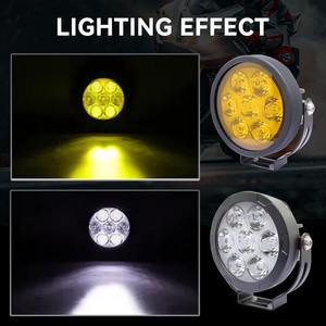 ไฟขับขี่ LED ออฟโรดขนาด 4.5 นิ้วสำหรับมอเตอร์ไซค์ ไฟสปอตไลท์เสริม ไฟตัดหมอก สีฟ้า กำลังไฟ 60 วัตต์ รุ่นใหม่ - Product Image 3